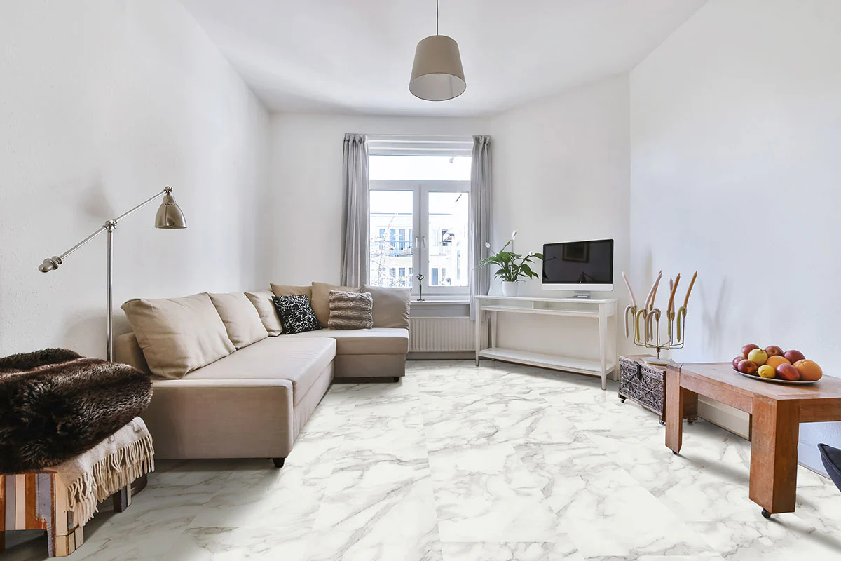 Trecento XL Calacatta Venosa Gold 18X36 Low Gloss Luxury Vinyl Plank - Image 2