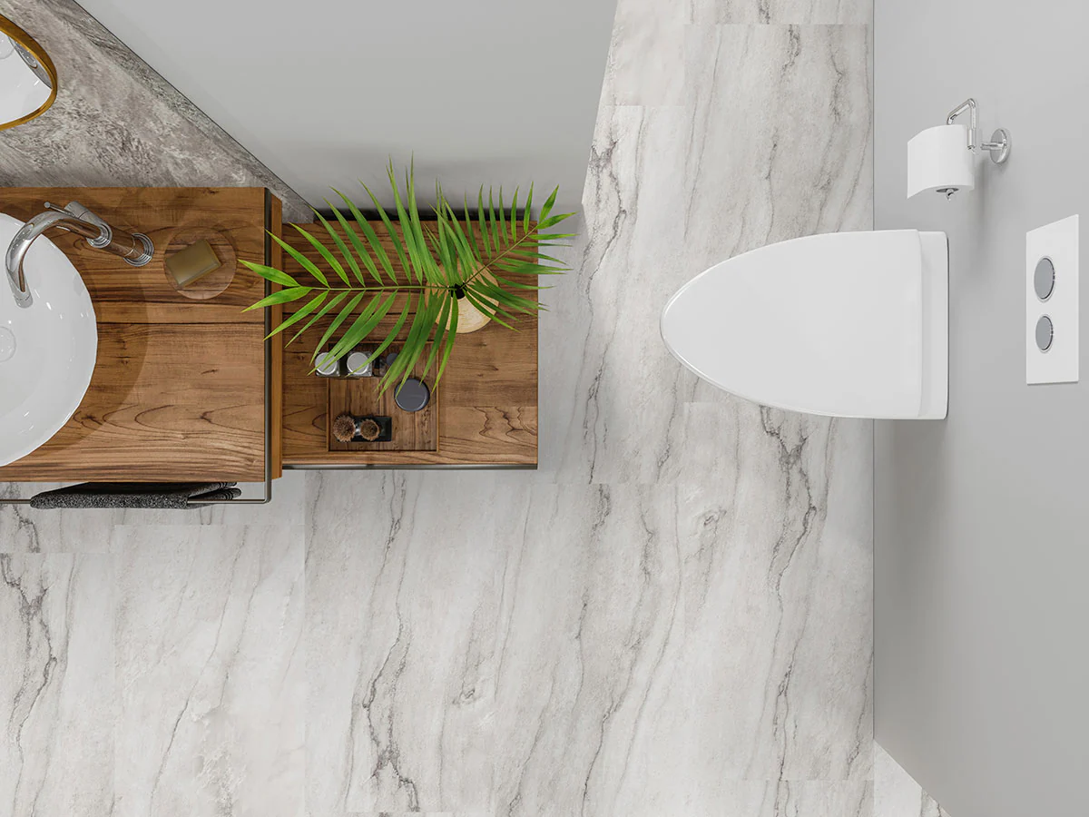 Trecento XL Quarzo Taj 18X36 Low Gloss Luxury Vinyl Plank - Image 5