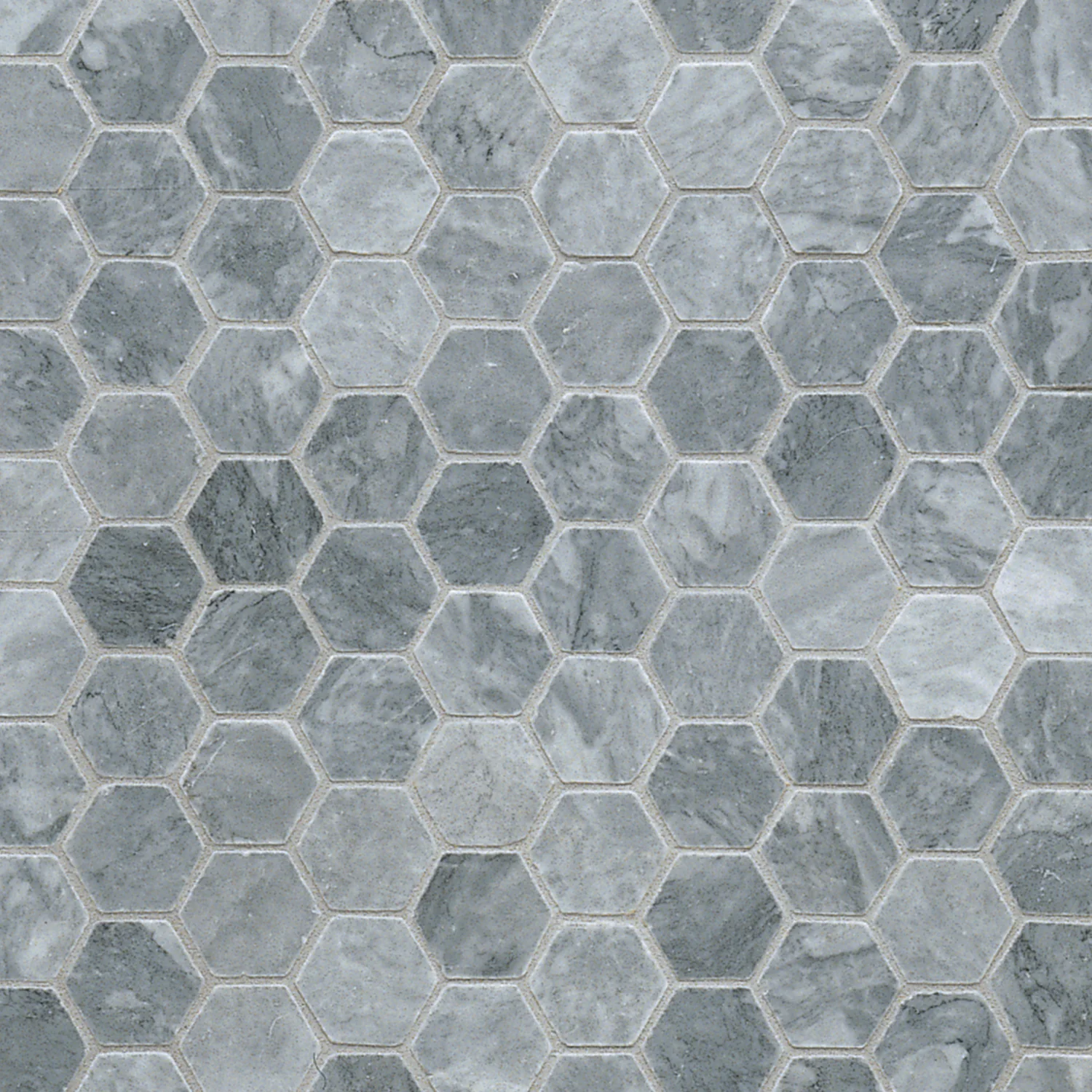 Tribeca Hexagon Mosaic 11-3/4X11-3/4 Flatiron Grey Honed