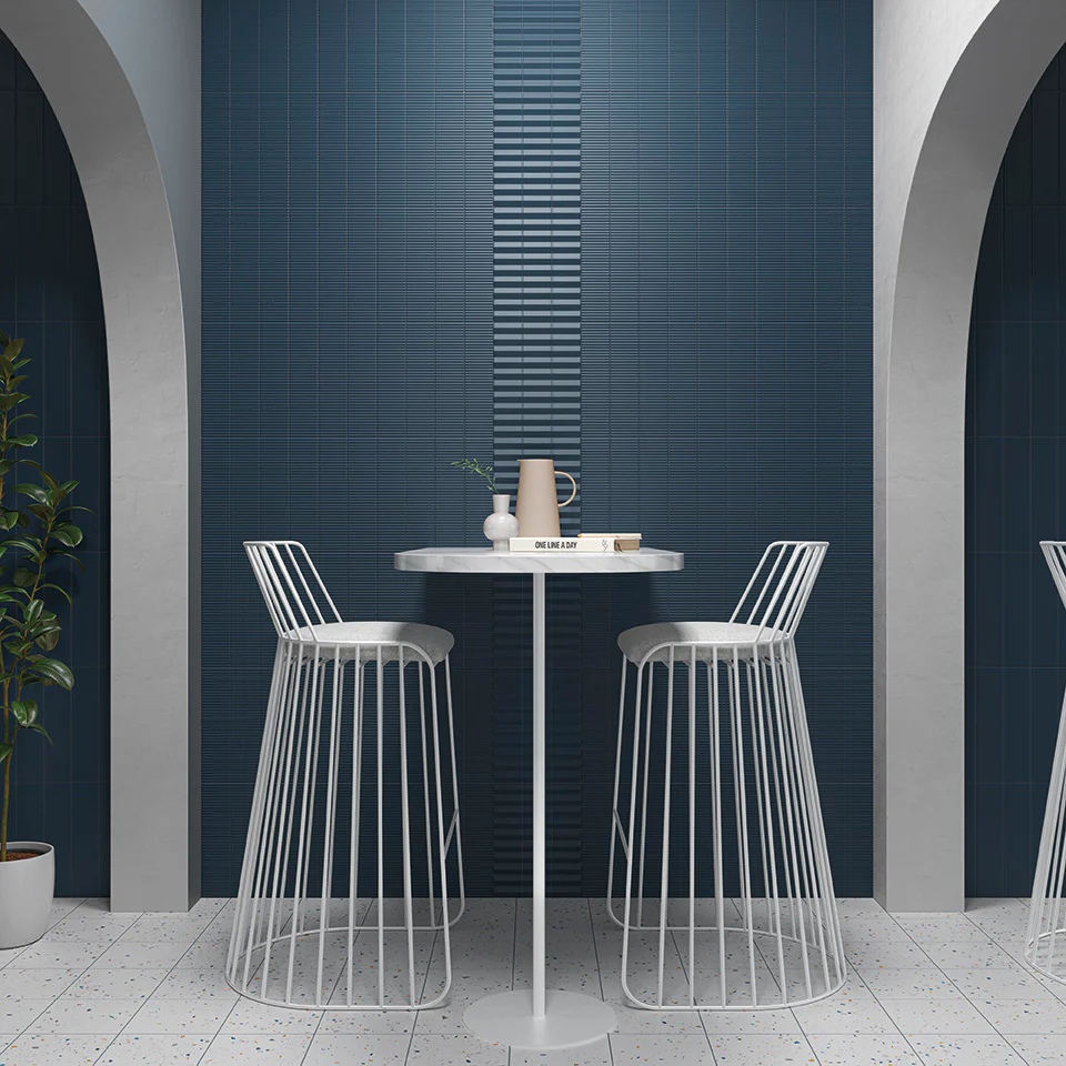 Twin Peaks Liso XL Matte 3X12 Aegean Blue - Image 2