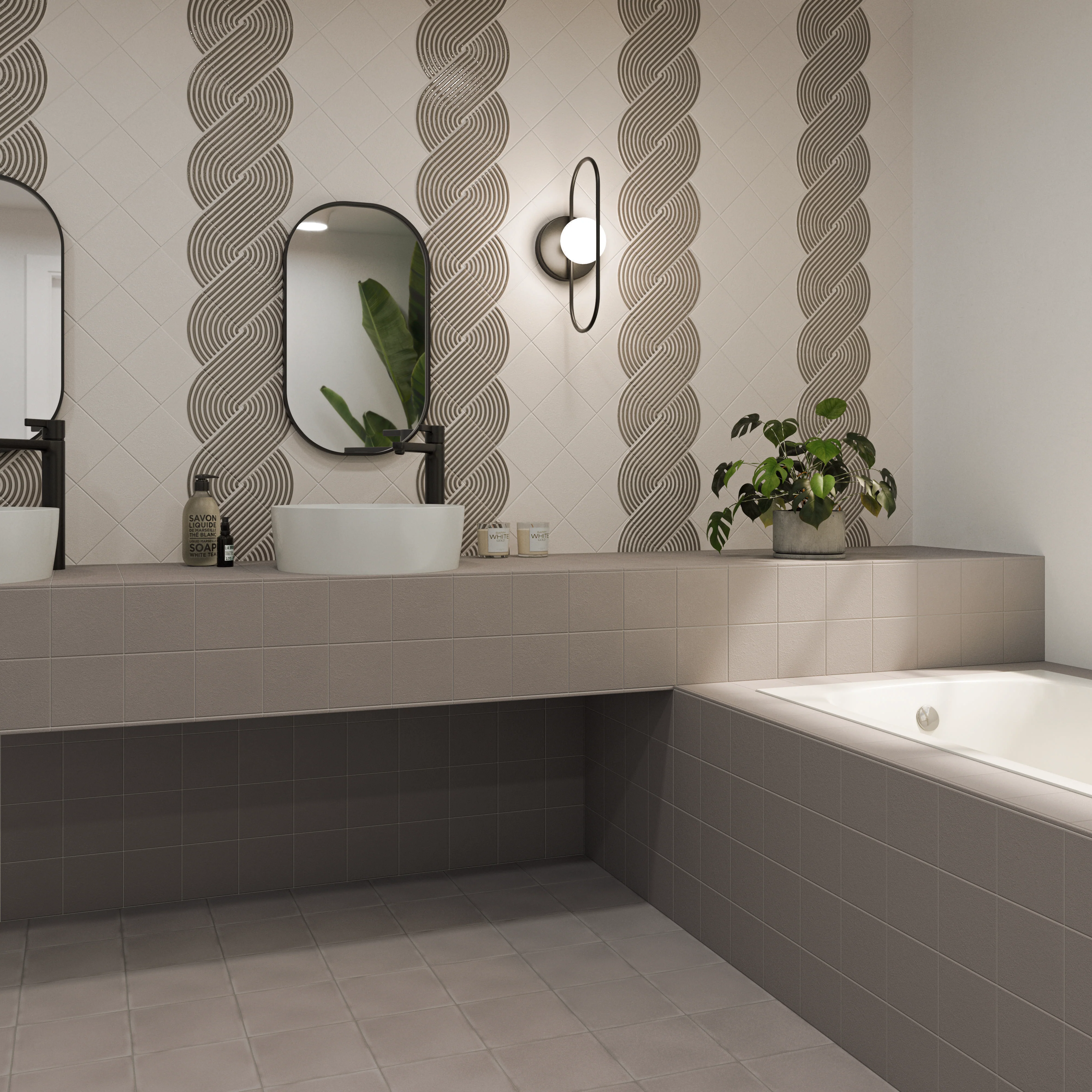 Twister Twist Matte 5X5 Dove Stone Taupe - Image 2