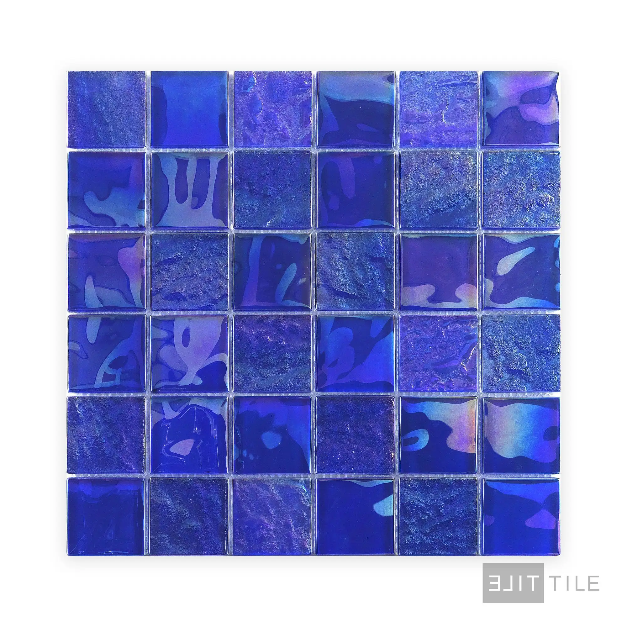 Vidrofina Iridescent 2X2 Glass Cobalt Blue - Image 2