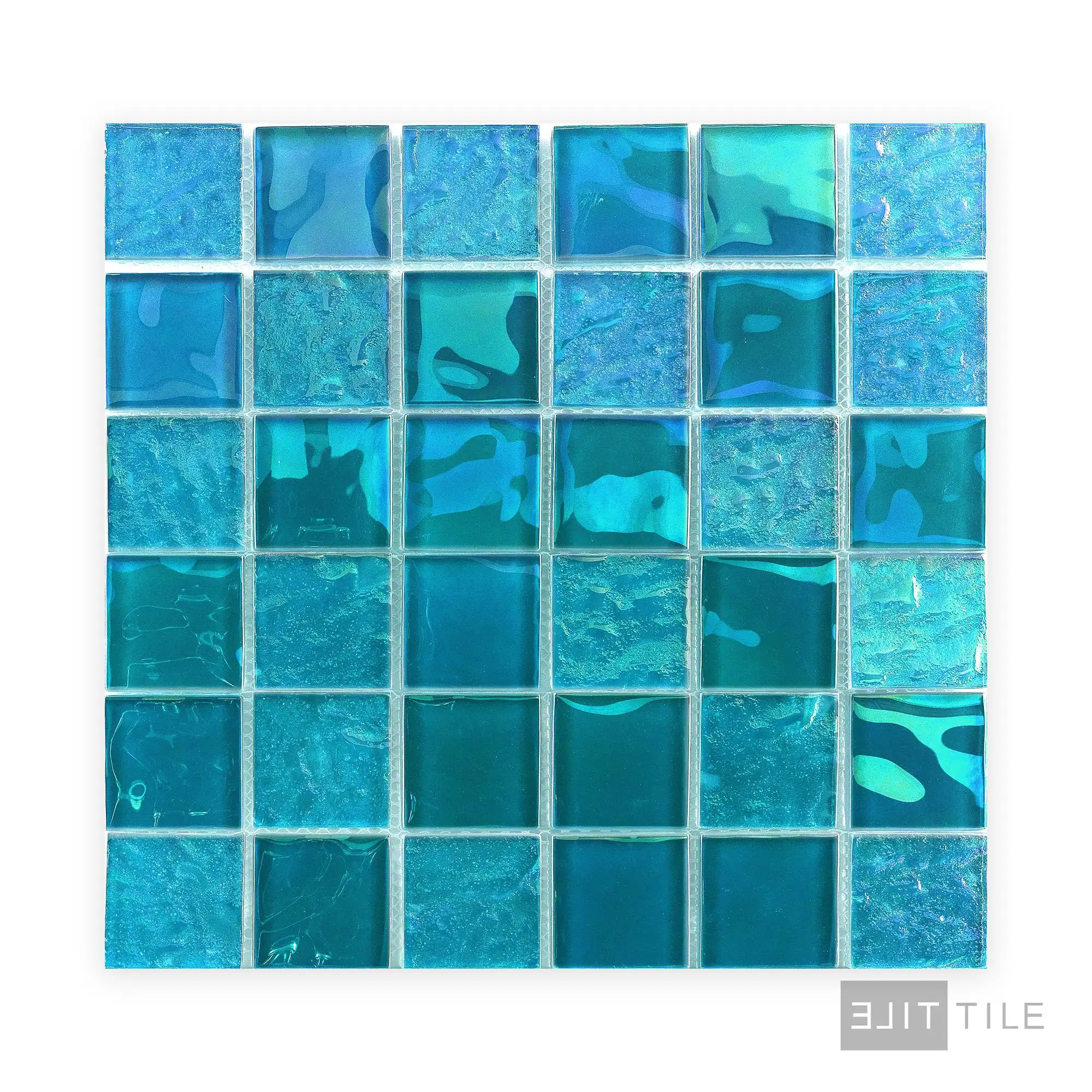 Vidrofina Iridescent 2X2 Glass Ocean Blue - Image 2