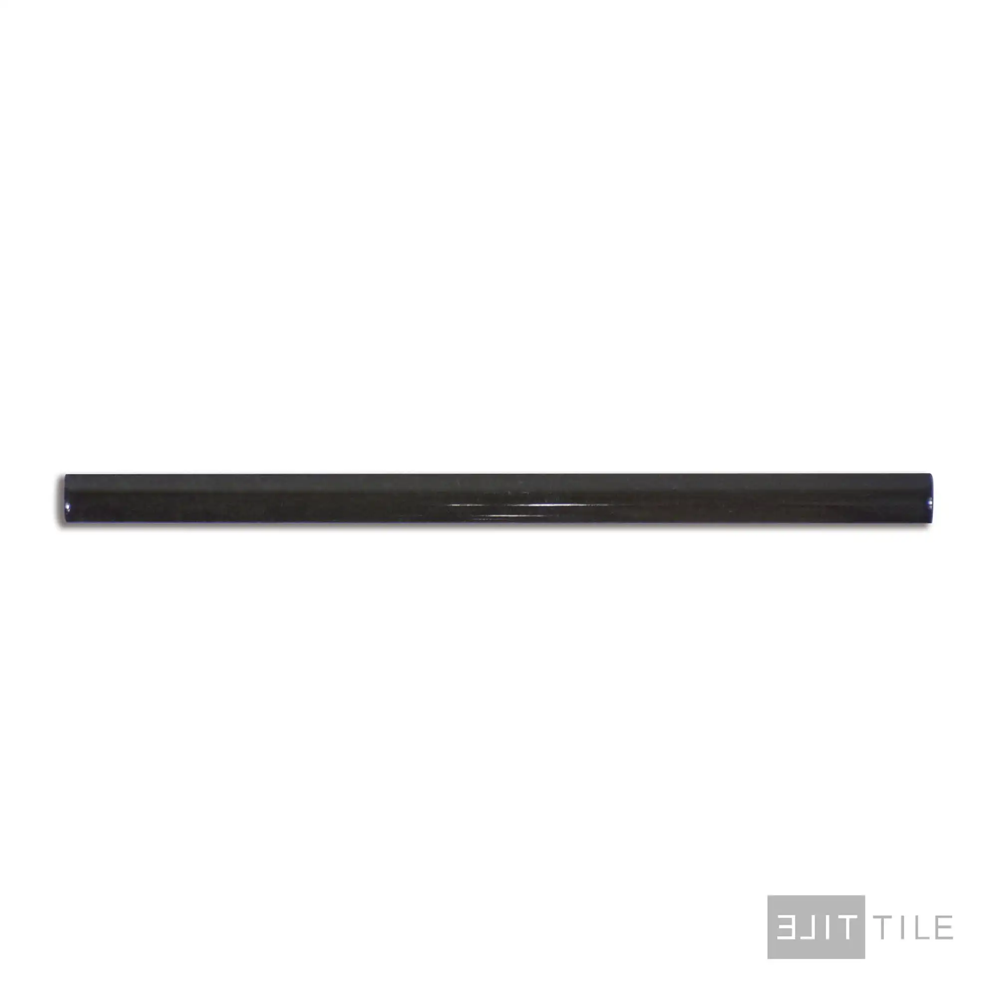 Village Jolly Ceramic Trim 0.5X8 Black Glossy