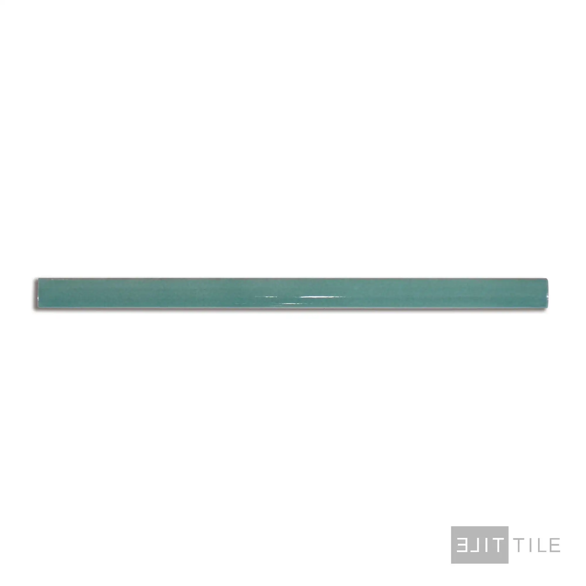 Village Jolly Ceramic Trim 0.5X8 Emerald Green Glossy