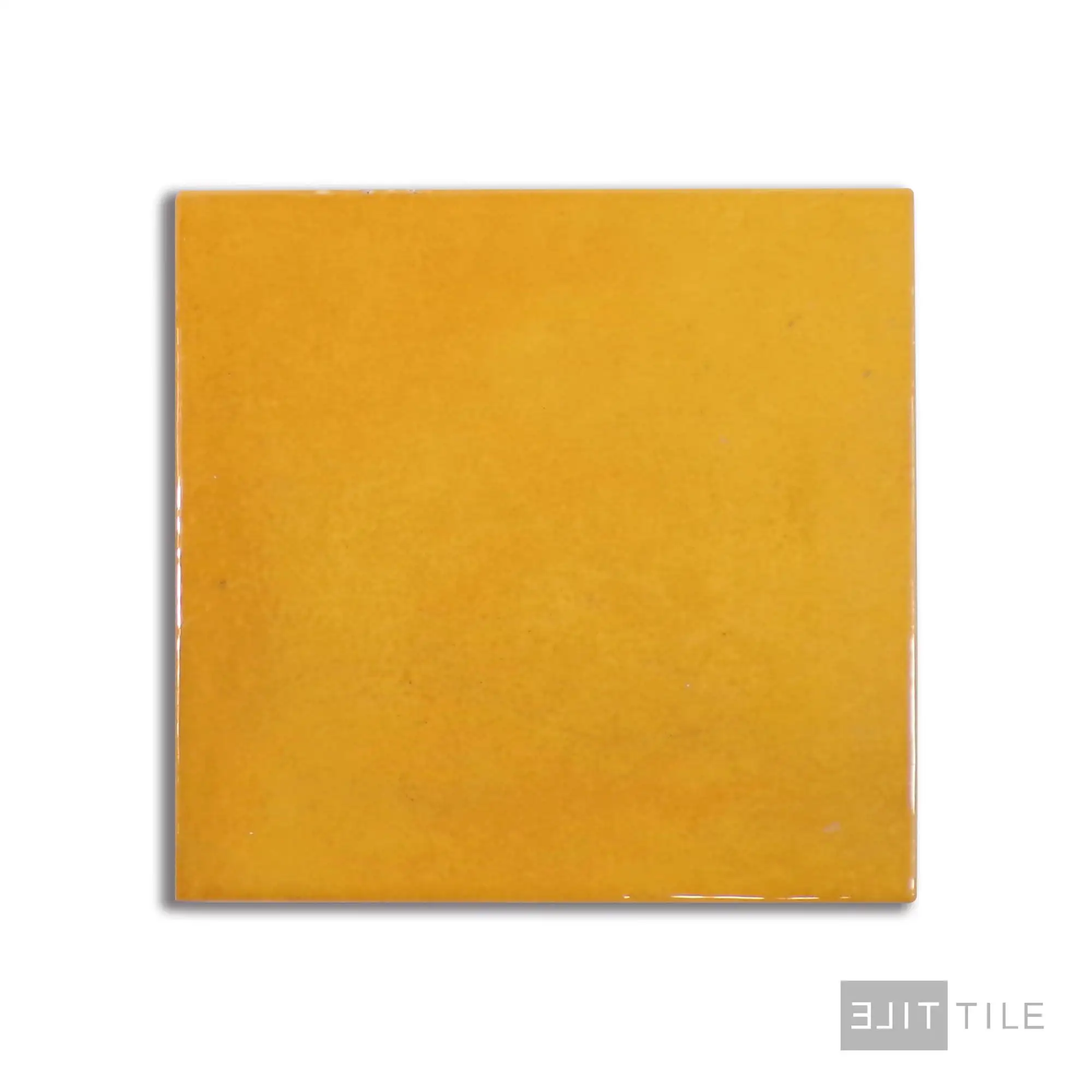 Village Ceramic Field Tile 5X5 Tuscany Gold Glossy - Image 3