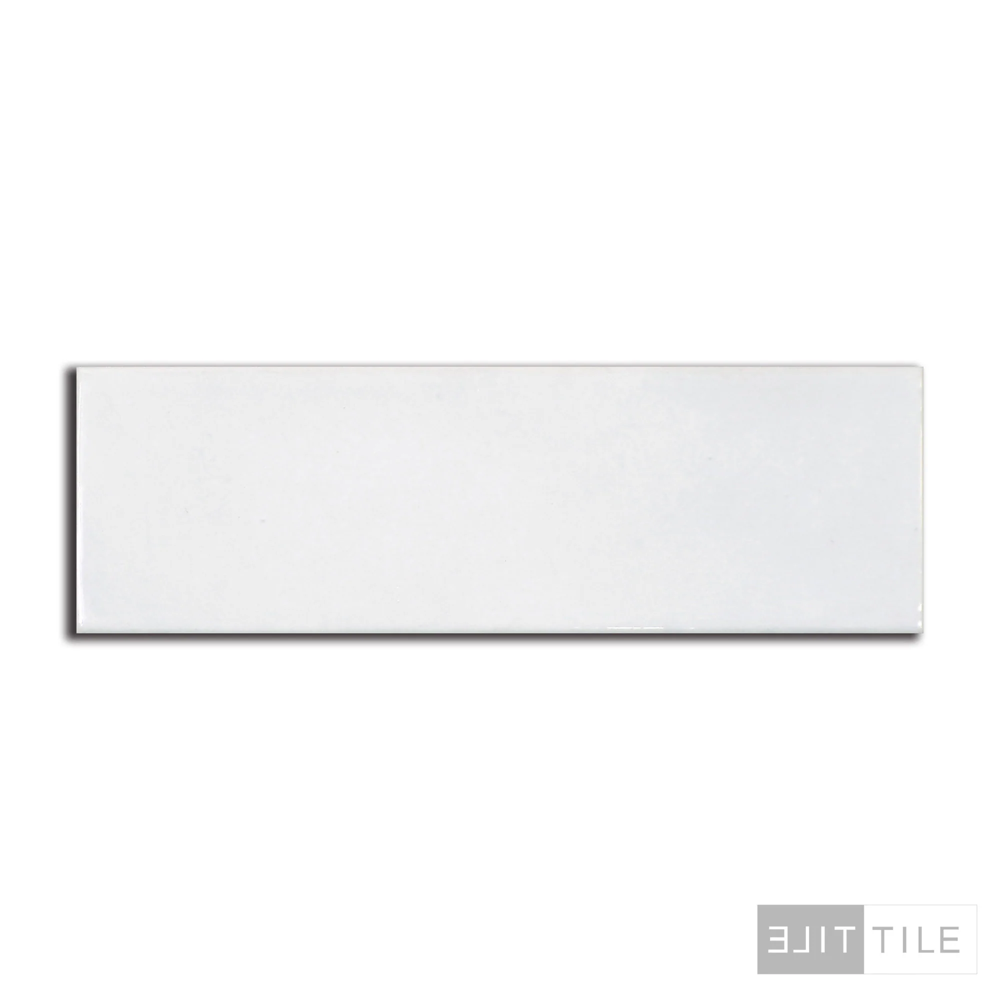 Village Ceramic Tile 2.5X8 White Glossy