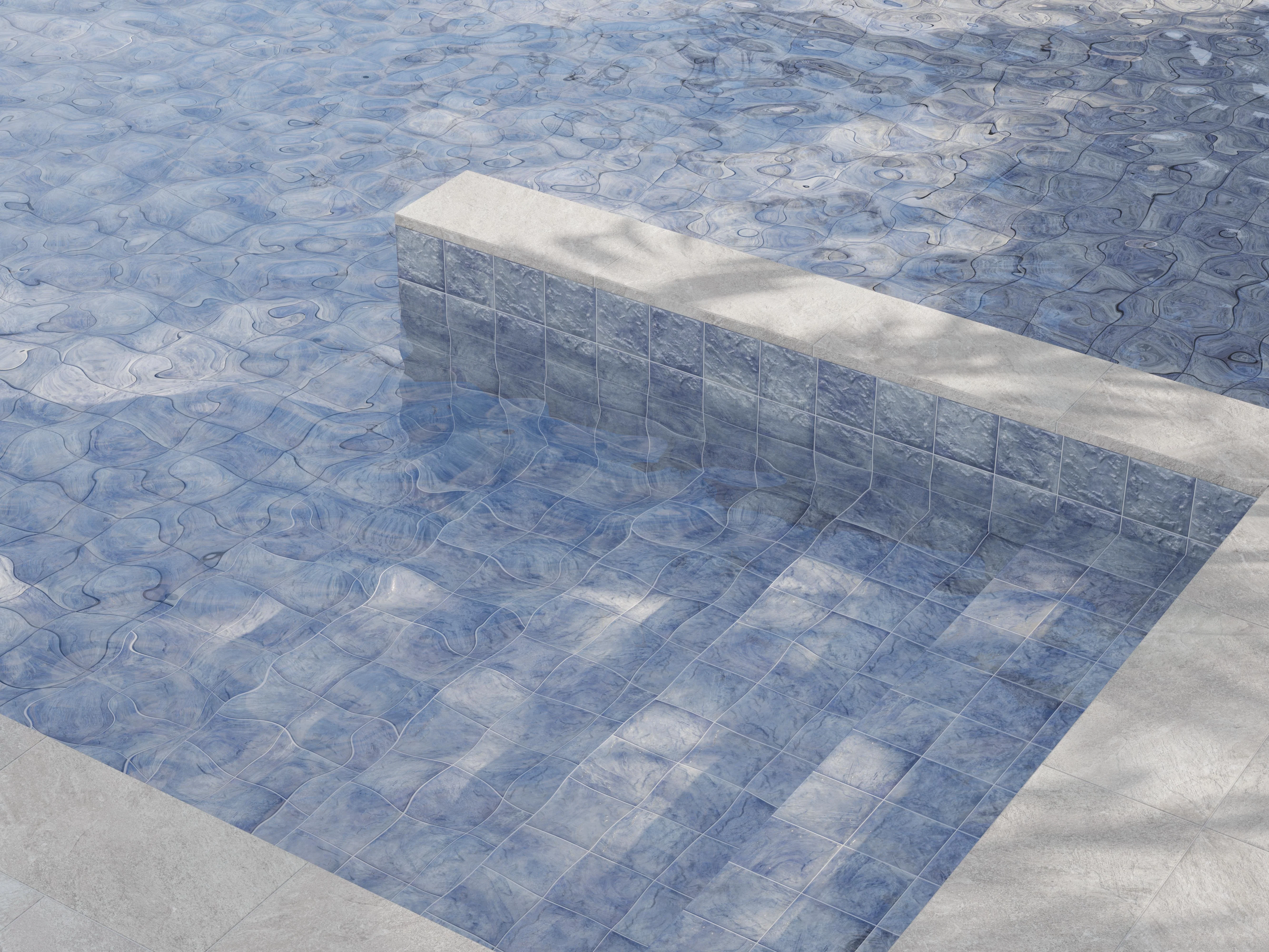 Water Porcelain Tile 6X6 Bandar Glossy - Image 2