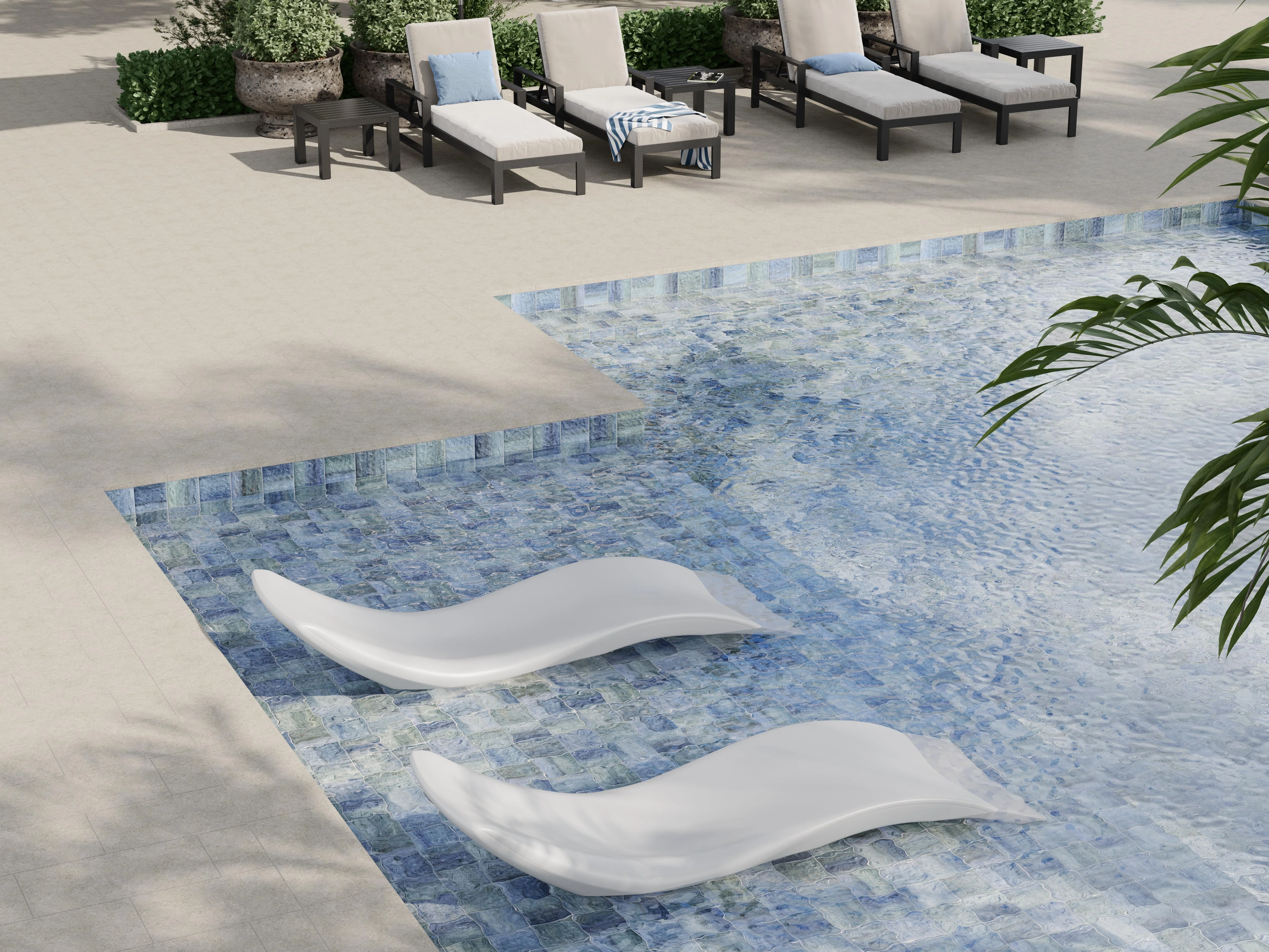 Water Porcelain Tile 6X6 Banten Glossy - Image 2