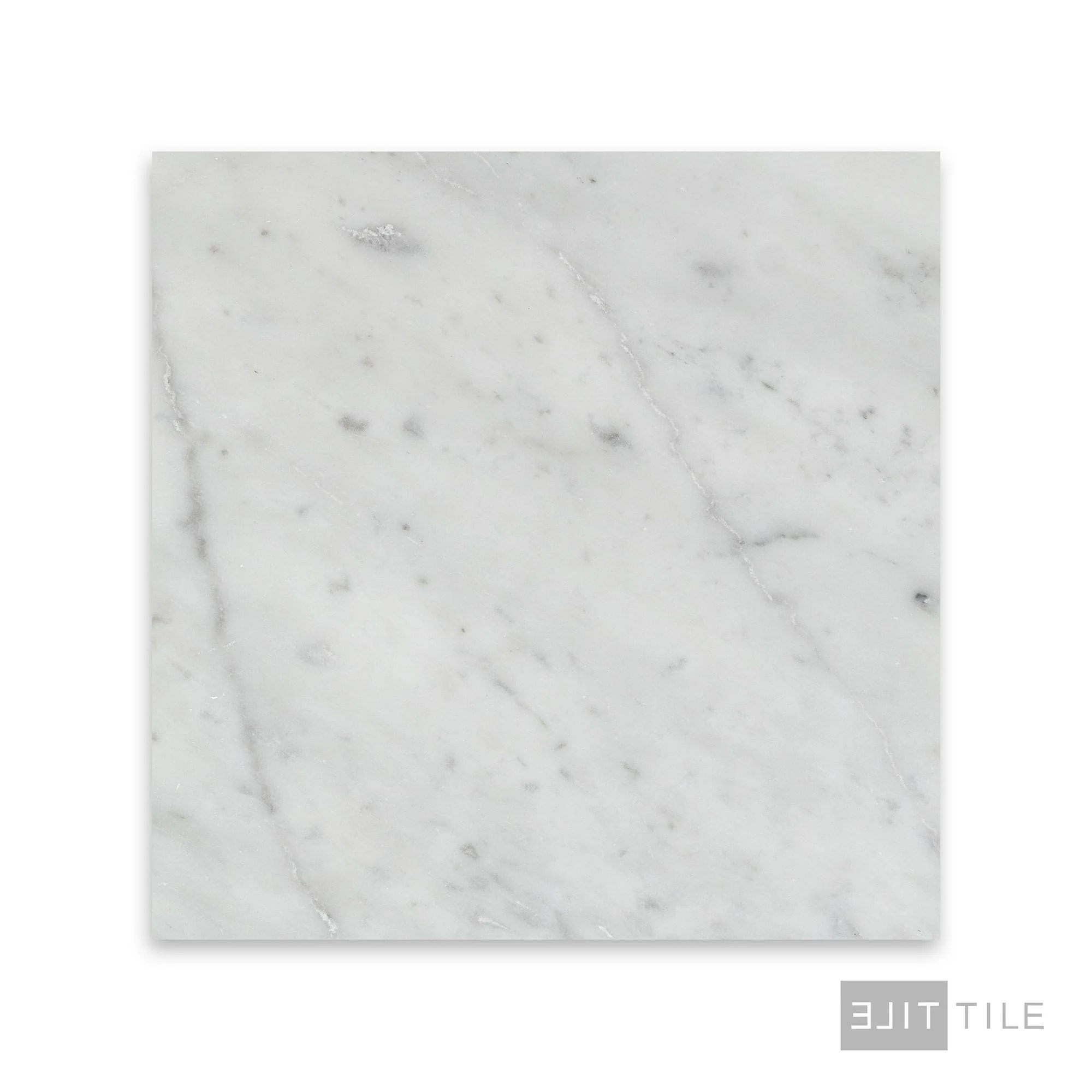 White Carrara Marble 12X12 Honed - Image 2