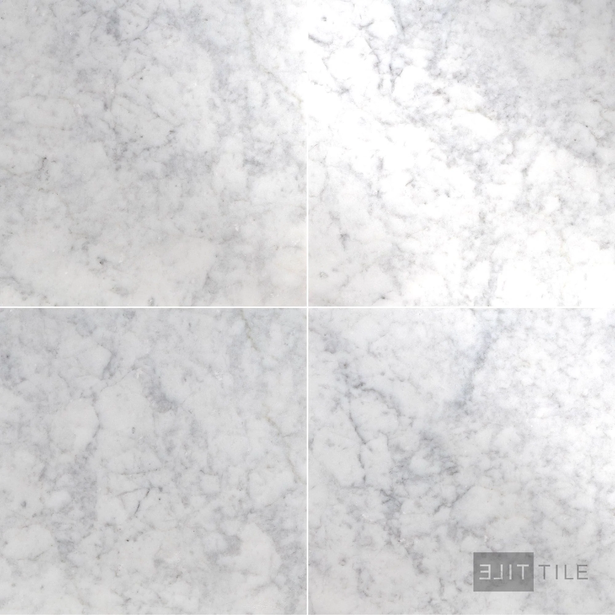 White Carrara Marble 24X24 Polished